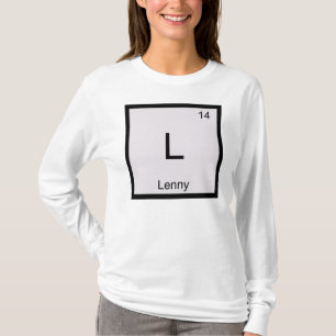 Camiseta Lenny Nombre Química Elemento Tabla Periódica