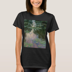 Camiseta LEÑOS DE AGUA EN EL ESTANQUE VERDE ROSA DE Claude 