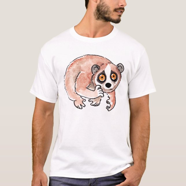 Camiseta lenta de Loris (Anverso)