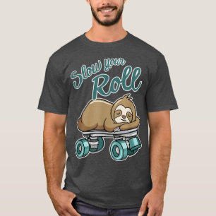 Camiseta Lenta La Llanura De Los Animales En Un Patinaje