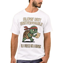 Lenta pero imparable - Tortuga divertida en una mi