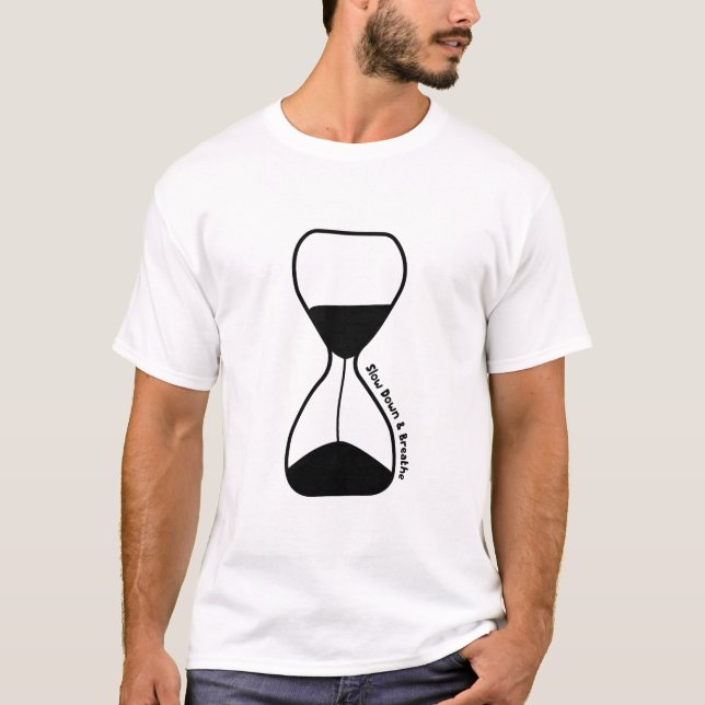 Camiseta Lenta y respira - cuidado propio (Anverso)