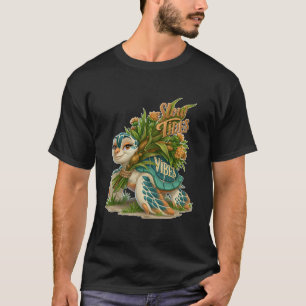 Camiseta Lentas Mareas Vibraciones Tortuga Marina Adorable