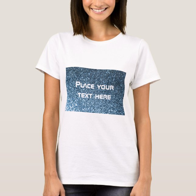 Camiseta Lentejuelas de plata (Anverso)