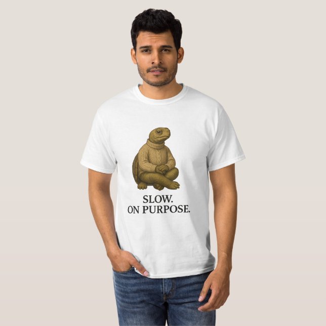 CAMISETA LENTO A PROPÓSITO. (Anverso completo)