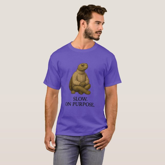 CAMISETA LENTO A PROPÓSITO. (Anverso completo)