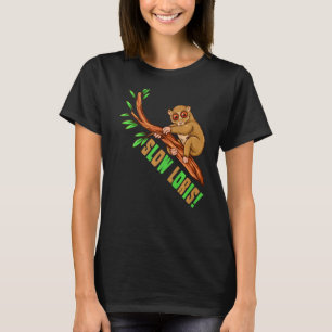 Camiseta Lento loris Lento Loris Plumbloris Primate Monkey 