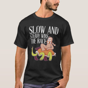 Camiseta Lento Y Constante Gana La Carrera