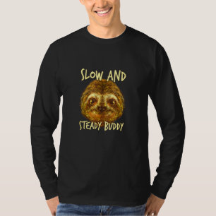 Camiseta Lento y estable Buddy Sloth Lazy Sloth Amigos 9