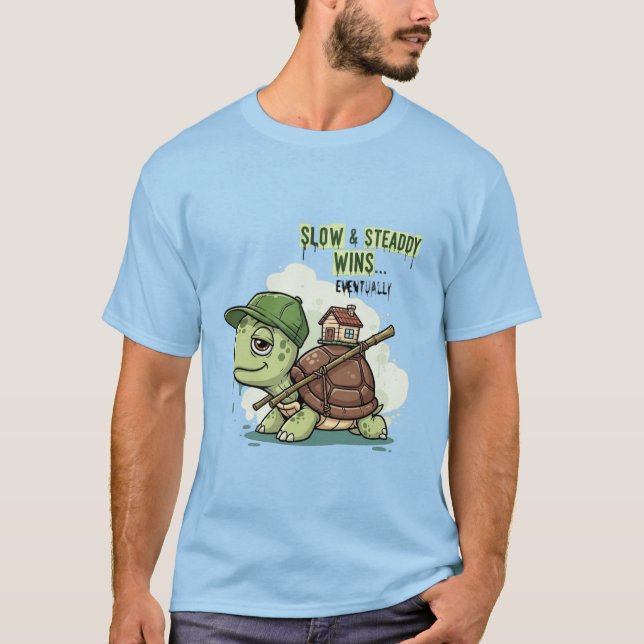 Camiseta Lento y Firme Gana… Eventualmente (Anverso)