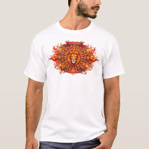 Camiseta Leo 2026 Zodíaco León Mandala Solar – Signo de Fue
