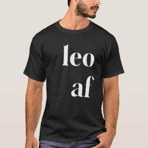 Camiseta Leo AF Mujeres Mens Zodiac Estrella de Astrología 