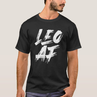Camiseta Leo AF Rótulo Zodiaco Horoscopio Astrología Cumple
