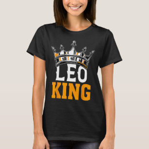 Camiseta Leo Birthday King Leo Zodiac