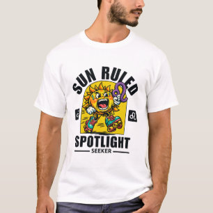 Camiseta Leo: buscador de spotlight regido por el sol