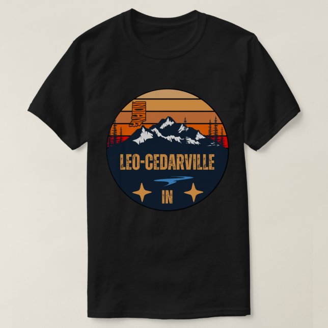 Camiseta Leo-Cedarville, Indiana (Diseño del anverso)