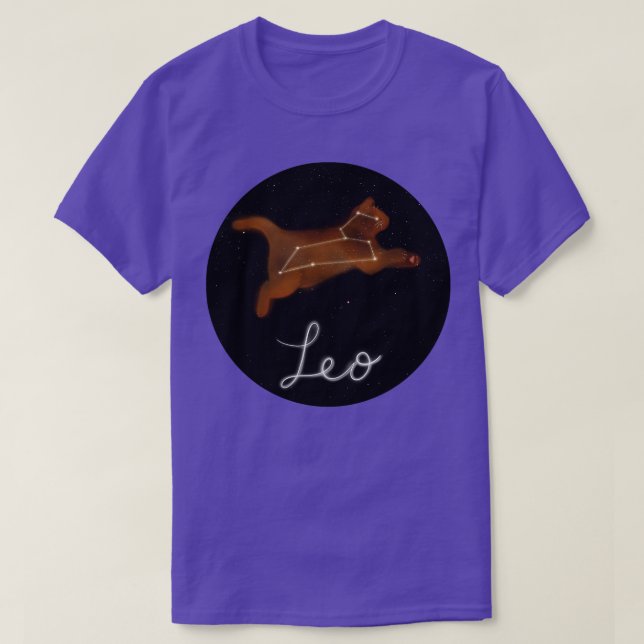 Camiseta Leo Constellation (Diseño del anverso)