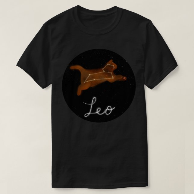 Camiseta Leo Constellation (Diseño del anverso)