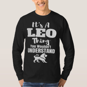 Camiseta Leo Cosa Signo Zodiaco Astrología
