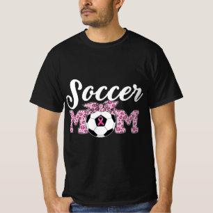 Camiseta Leo de cinta rosada para conciencia de cáncer de s