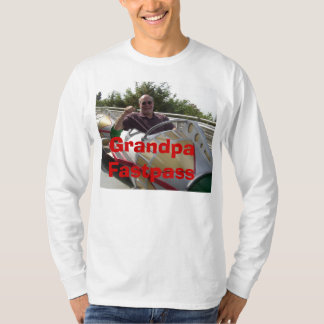 Camiseta Leo el hombre del coche de carreras, abuelo