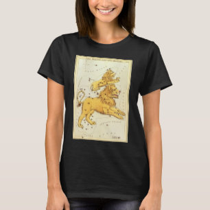 Camiseta Leo el León Constelación Vintage Espejo de Urania