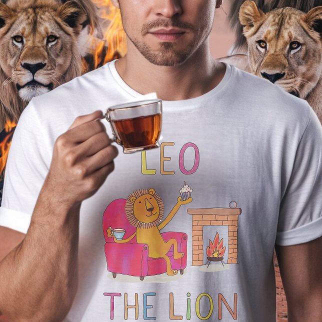 Camiseta Leo el tierno león de los Leones (Subido por el creador)