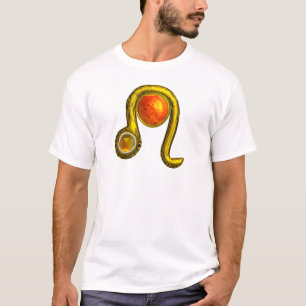 Camiseta LEO, Golden, Zodoac Birthday Jewel