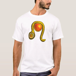 Camiseta LEO, Golden, Zodoac Birthday Jewel