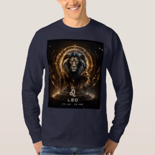 Camiseta Leo, horóscopo, 