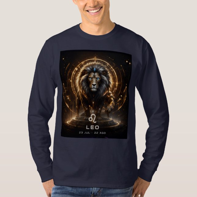 Camiseta Leo, horóscopo,  (Anverso)