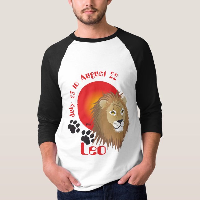 Camiseta Leo July 23 to August 22 (Anverso)