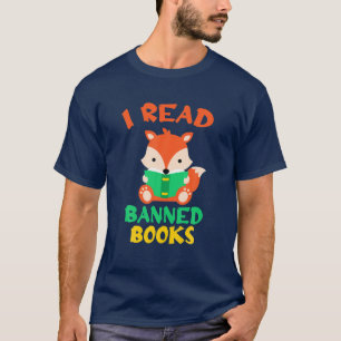 Camiseta Leo Libros Prohibidos, Lector, Zorro Ratón de Bibl