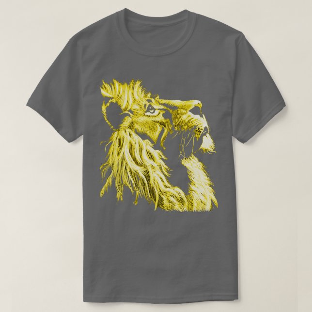 Camiseta Leo Lion Big Cat Feline (Diseño del anverso)
