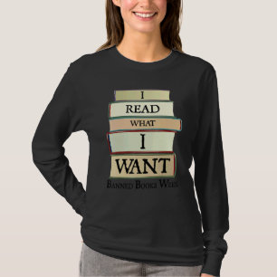 Camiseta Leo lo que quiero libros prohibidos de la semana d