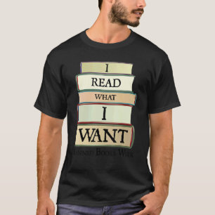 Camiseta Leo lo que quiero libros prohibidos de la semana d