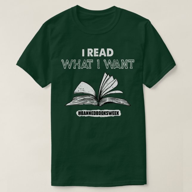 Camiseta Leo lo que quiero libros prohibidos Semana del lib (Diseño del anverso)