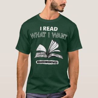 Camiseta Leo lo que quiero libros prohibidos Semana del lib