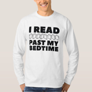 Camiseta Leo más allá de mi hora de acostarme