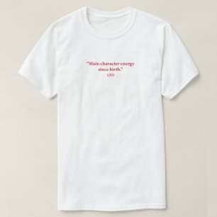 Camiseta Leo Personaje Principal Zodiaco