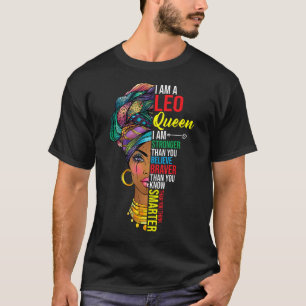 Camiseta Leo queen soy un cumpleaños más fuerte para Leo zo