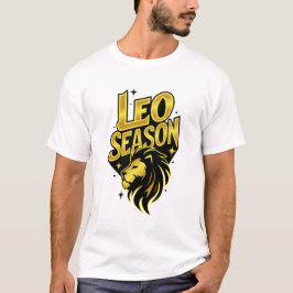 Camiseta Leo Season Astrología Orgullo León Zodiaco