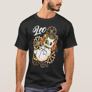Camiseta Leo Steampunk Inspirado en el León Steampunk Relac