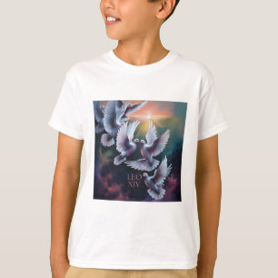 Camiseta Leo XIV - Un amanecer papal de la paz y el amor