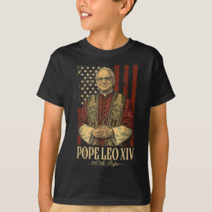 Camiseta Leo Y Estados Unidos El Papa Leo Xiv
