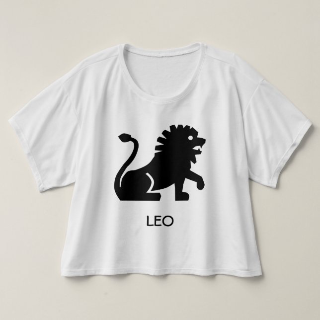 Camiseta Leo Zodiac (Diseño del anverso)