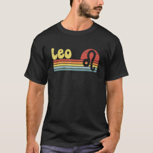 Camiseta Leo Zodiac Rótulo Hippie Style 2