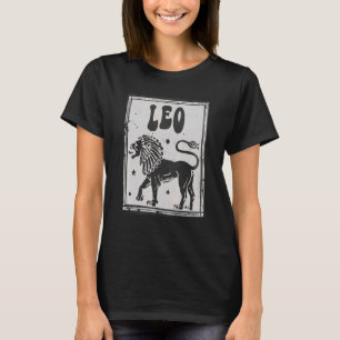 Camiseta Leo Zodiac Rótulo Julio 31 Mujeres León Cumpleaños