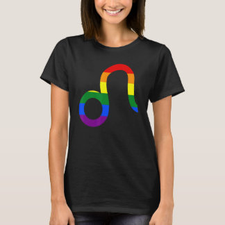Camiseta Leo Zodiac Rótulo Lgbt