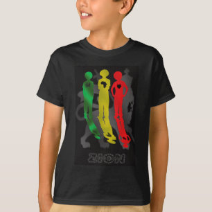 Camiseta León África de Zion del reggae de Rasta a Jamaic